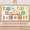 30 Pack Summer Beach Photo Frame Craft Kits for Kids - 6.7" Picture Frame Craft Kits - Summer Color